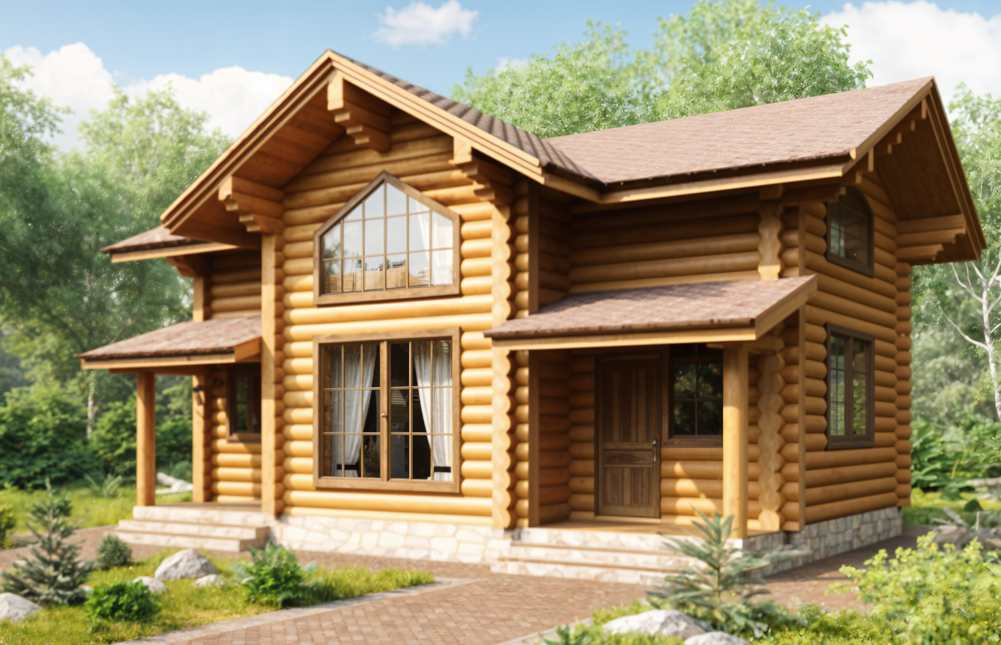 Дом из бревна VZ-131