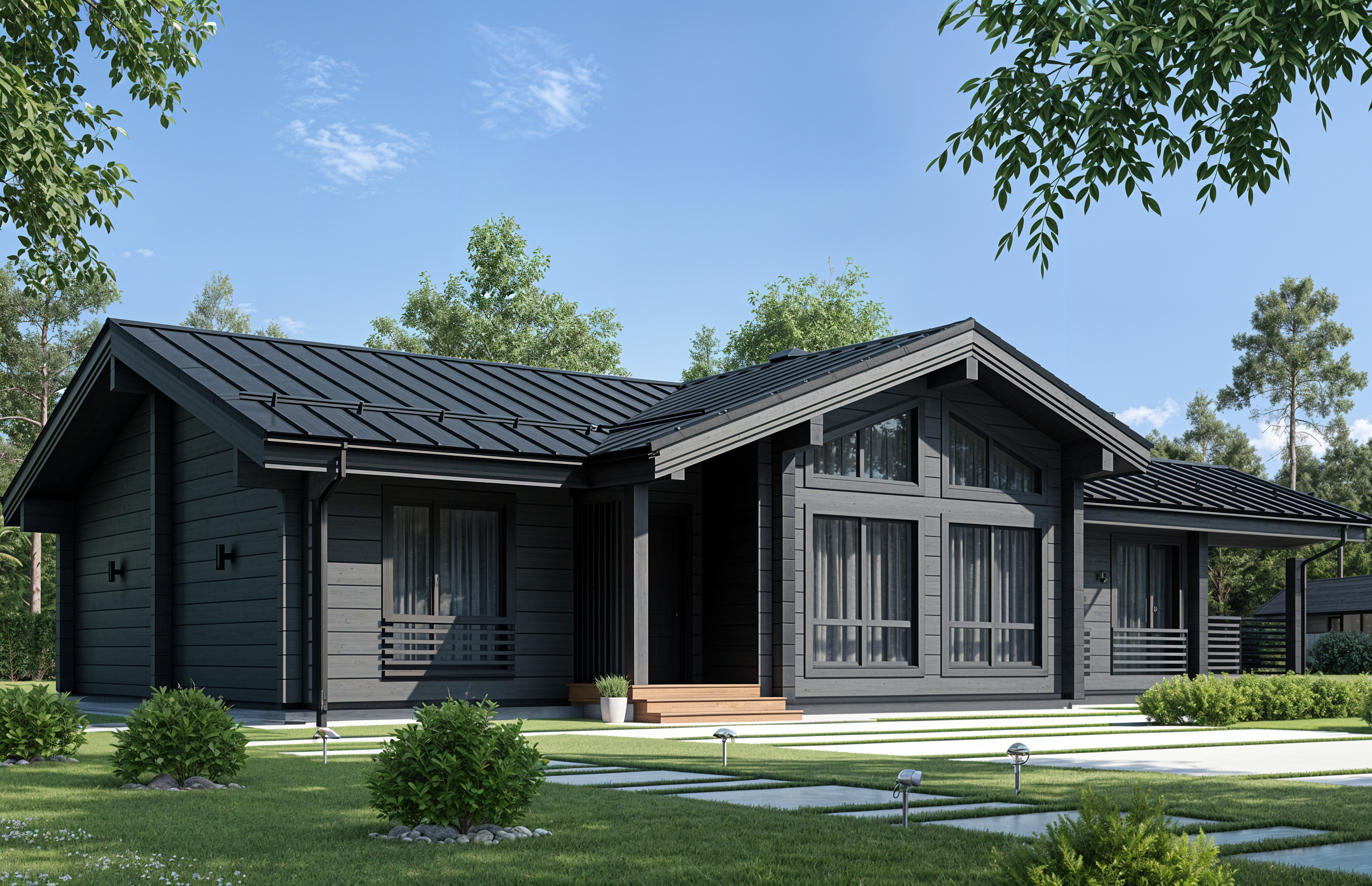 Дом из клееного бруса VZ-350