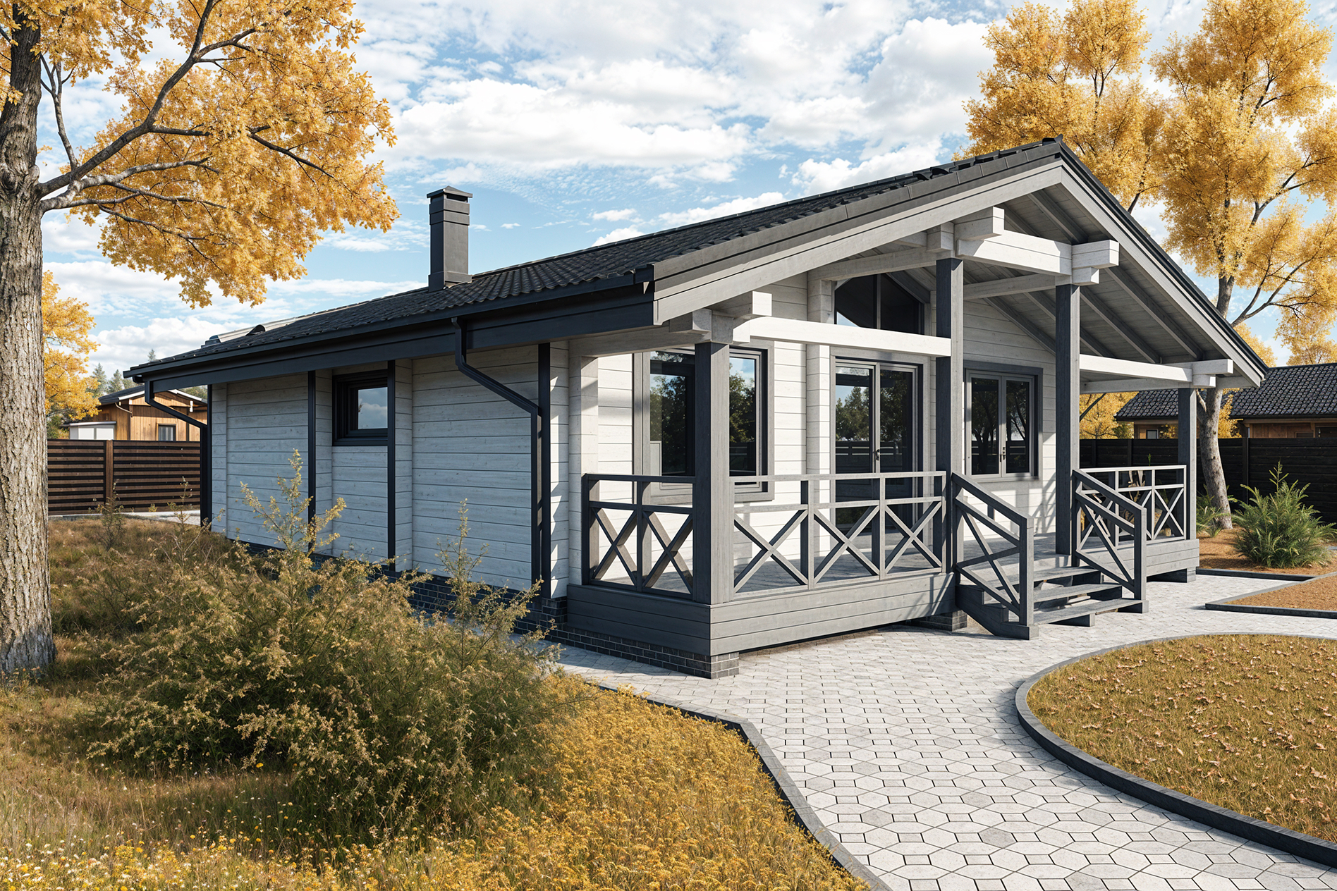 Дом из клееного бруса VZ-363