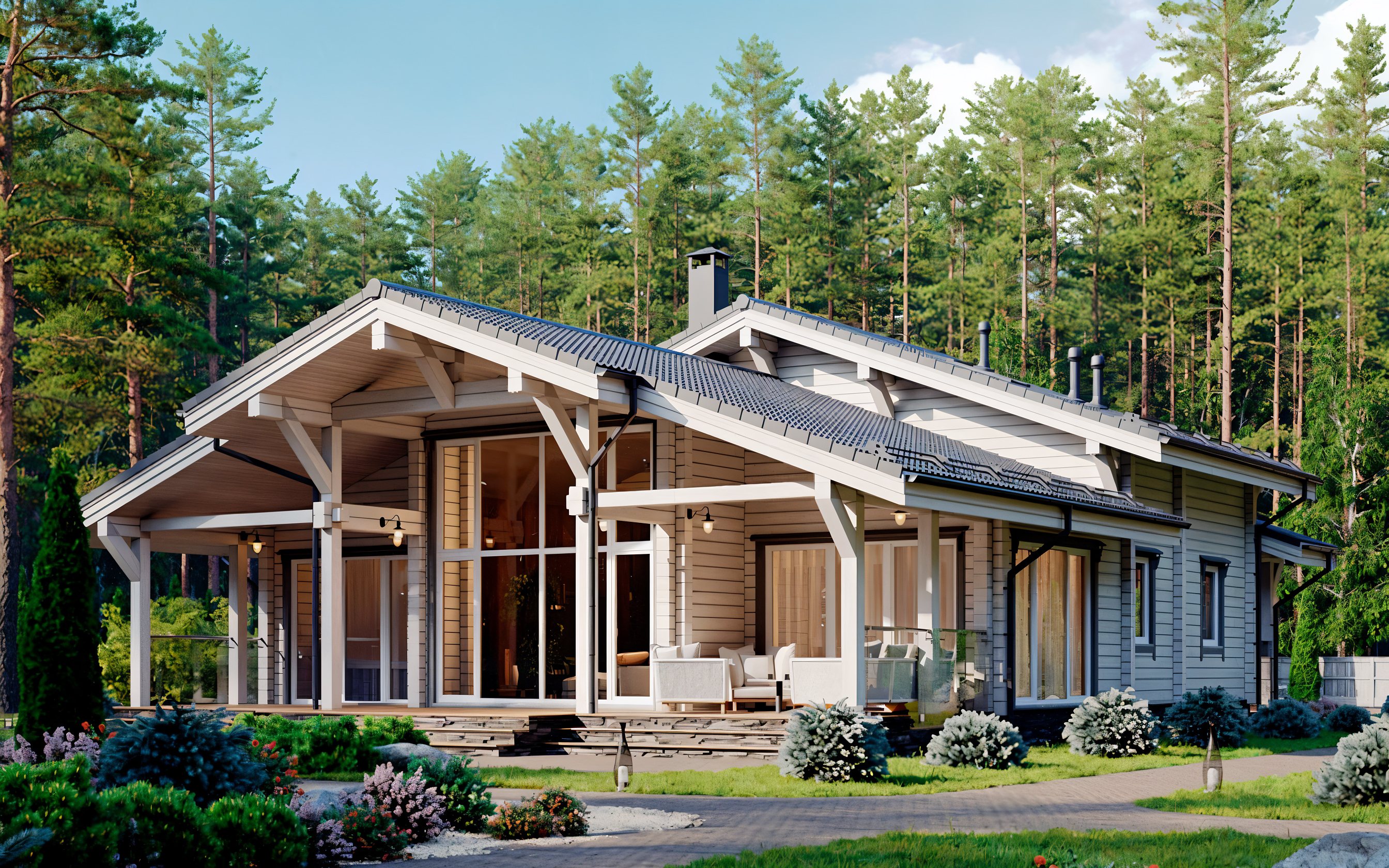 Дом из клееного бруса VZ-401