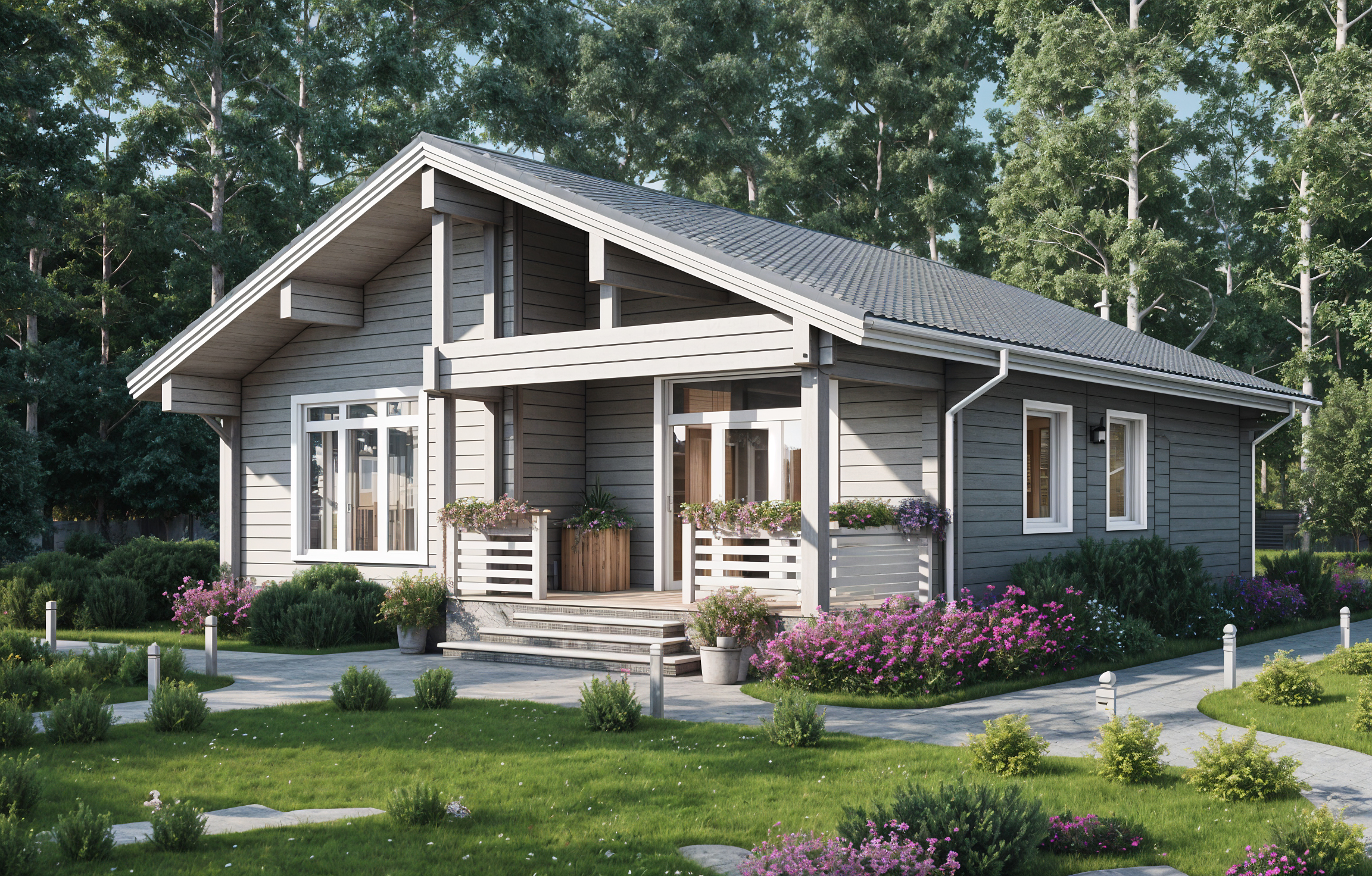 Дом из клееного бруса VZ-422