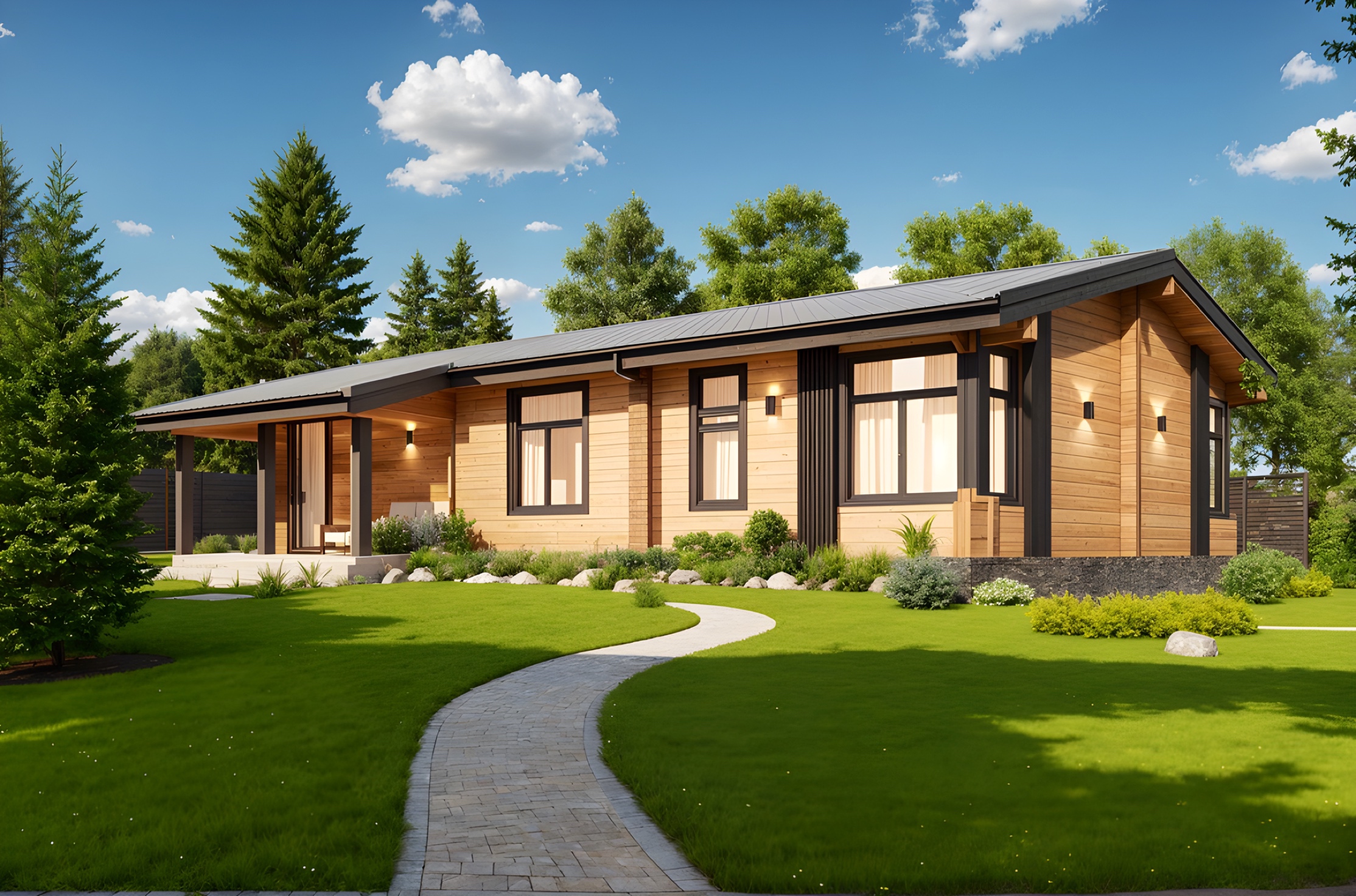 Дом из клееного бруса VZ-423