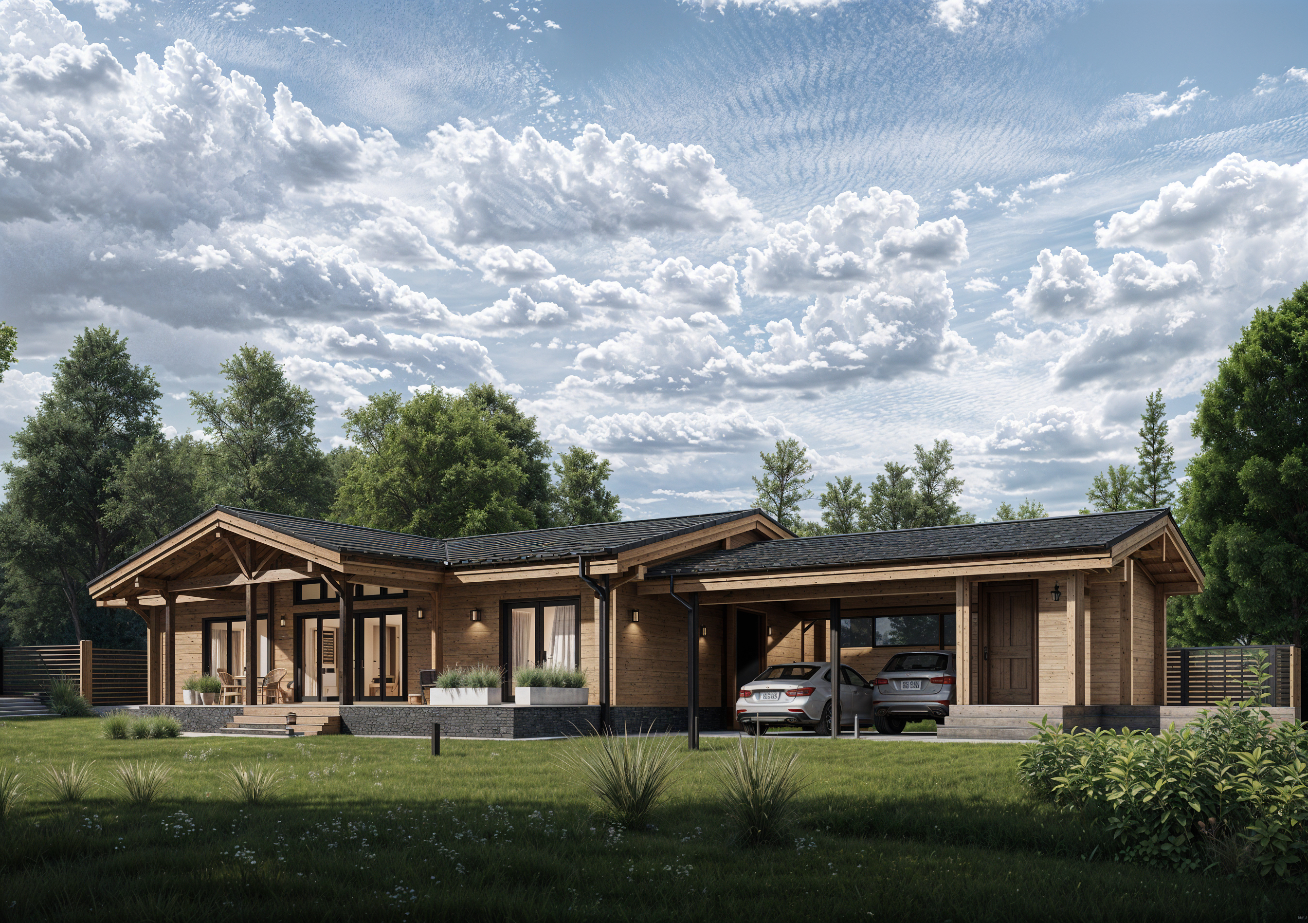 Дом из клееного бруса VZ-473