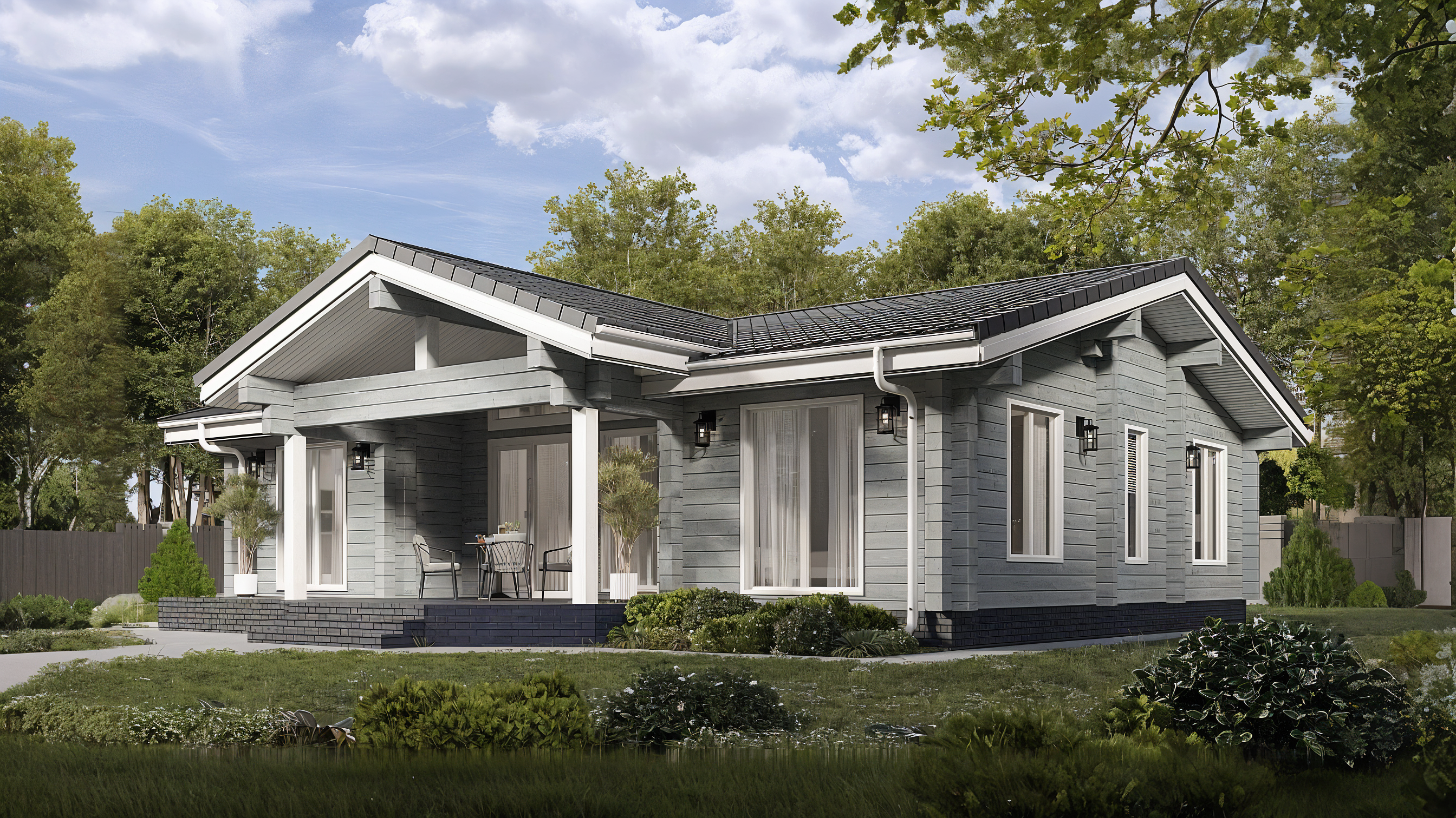 Дом из клееного бруса VZ-479