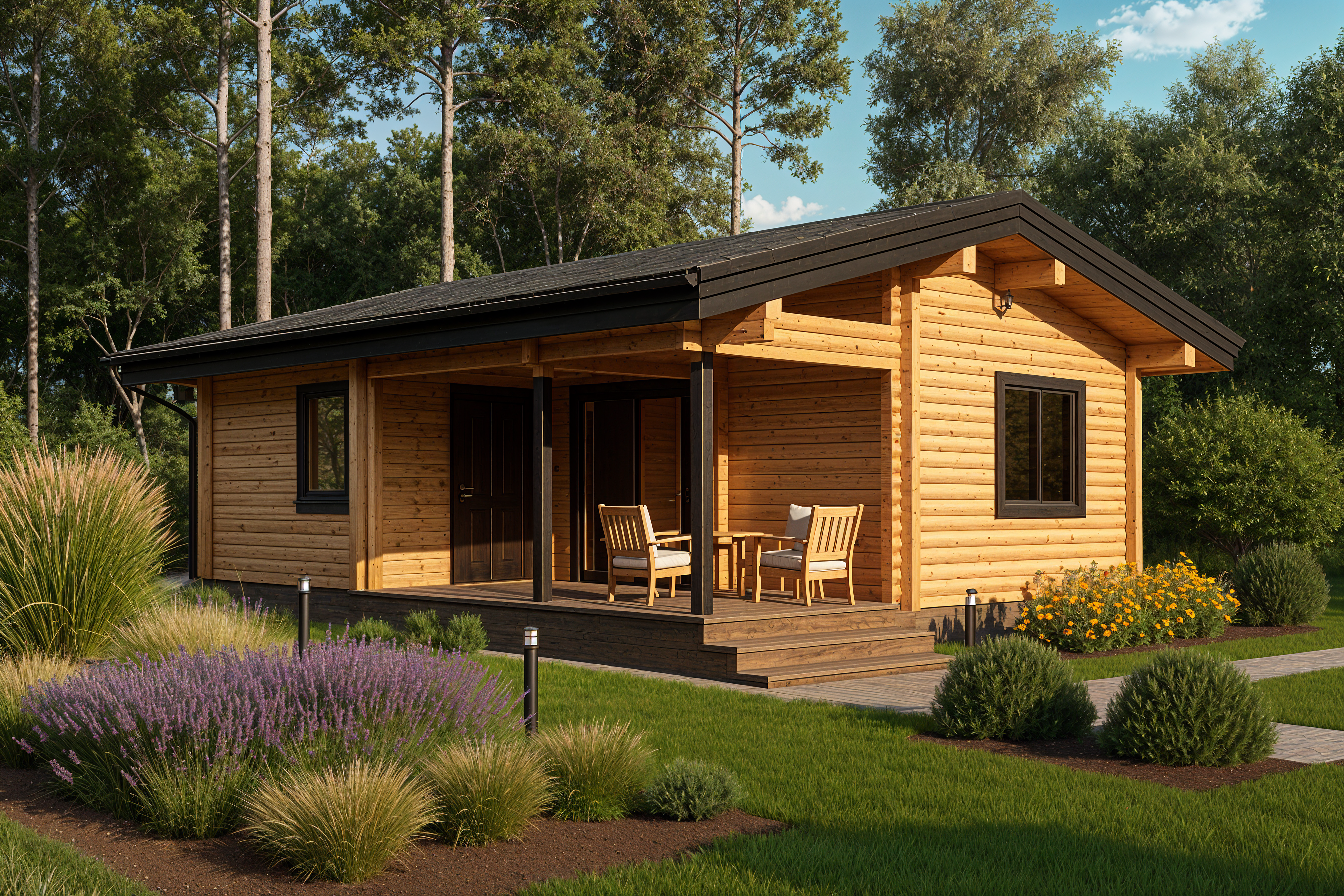 Баня из бруса VZ-644