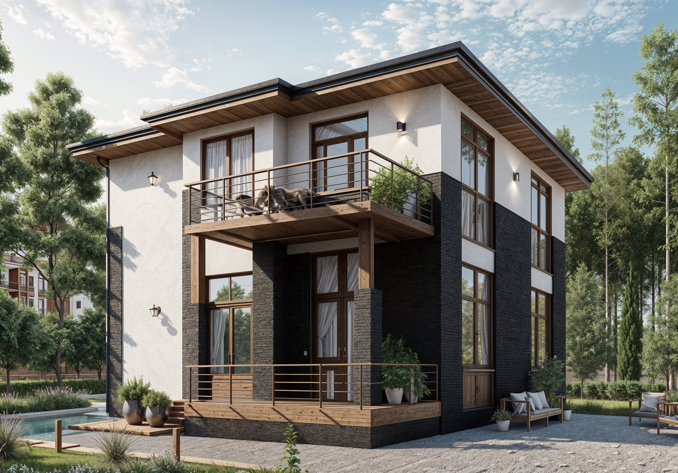 Дом из камня VZ-718