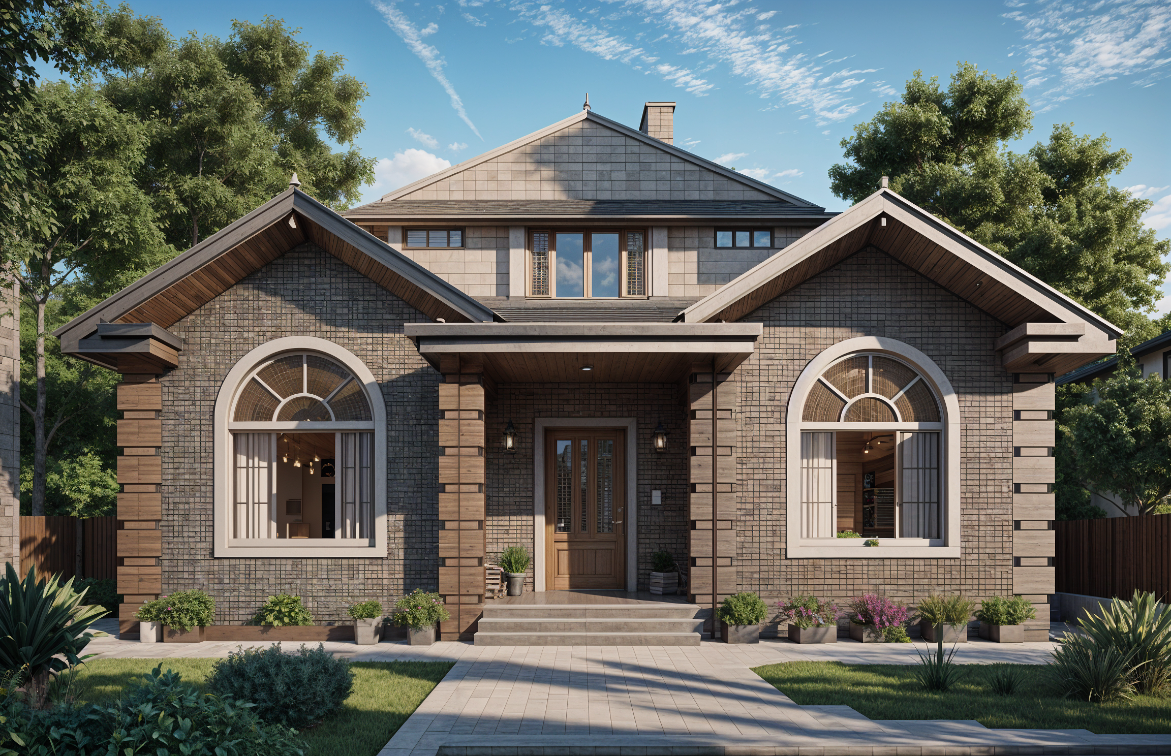 Дом из камня VZ-727