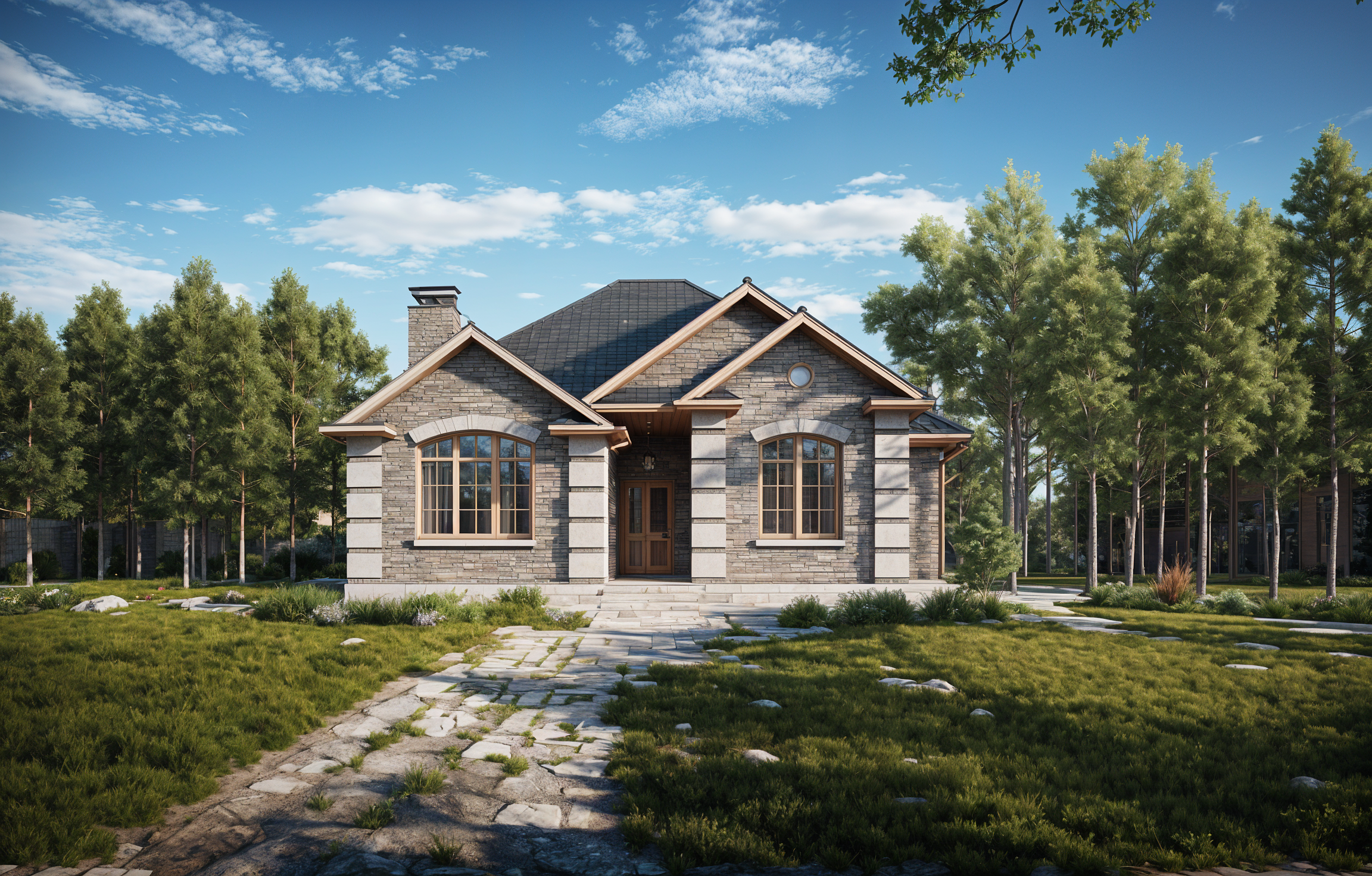 Дом из камня VZ-727