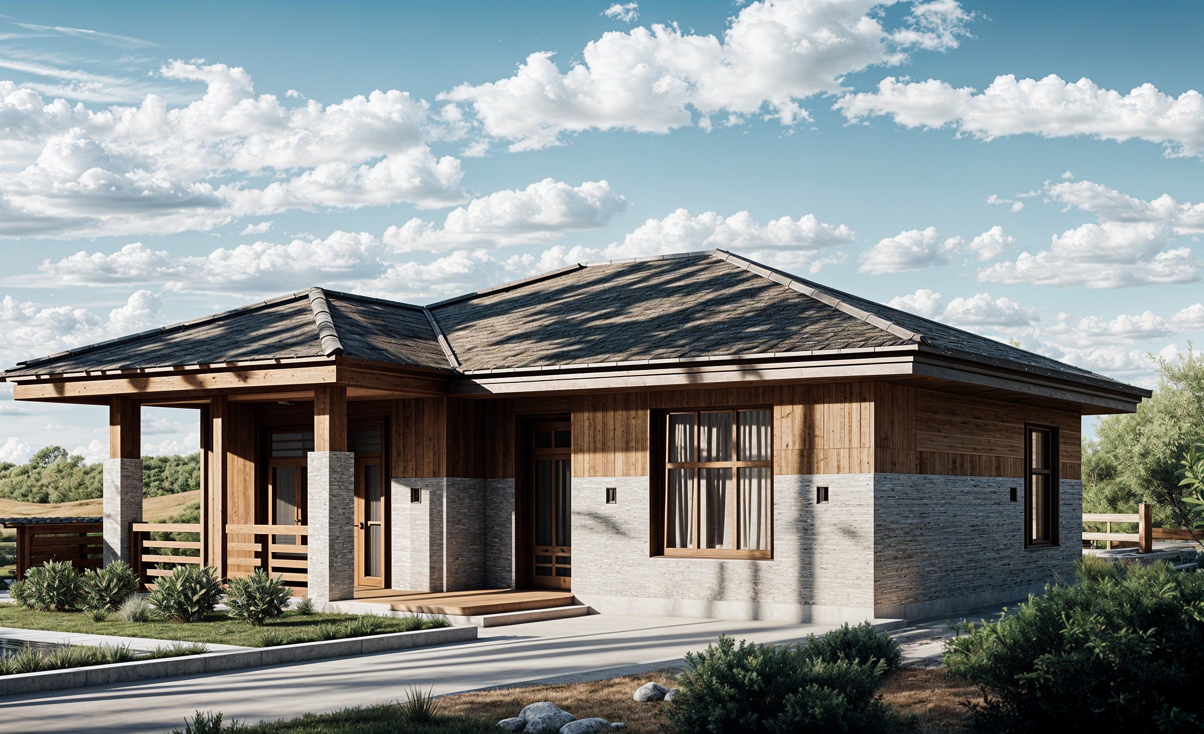 Дом из камня VZ-734