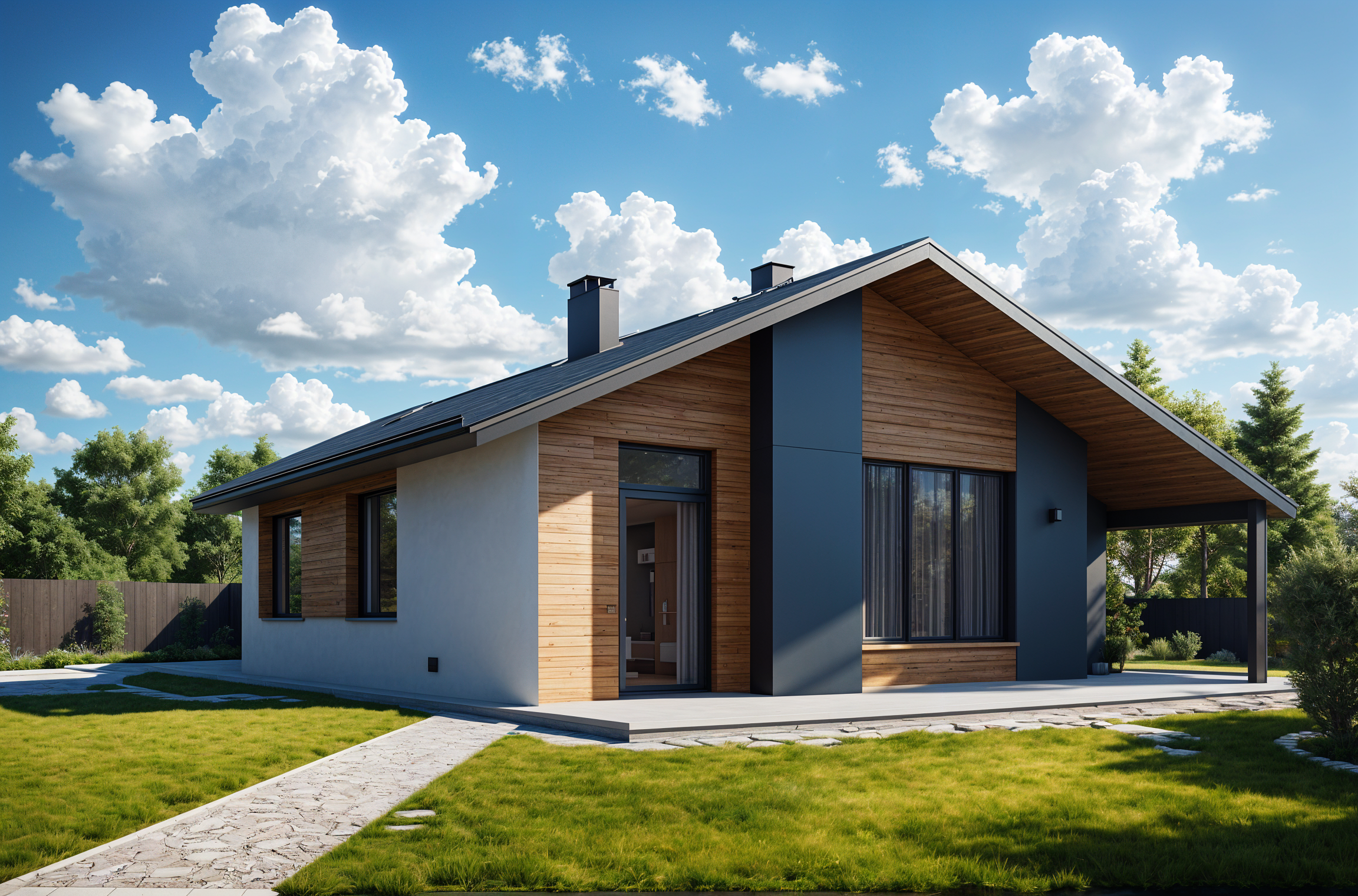 Дом из камня VZ-737