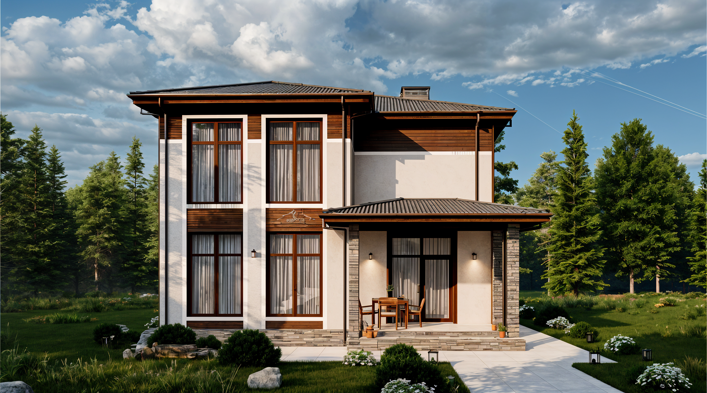 Дом из камня VZ-748