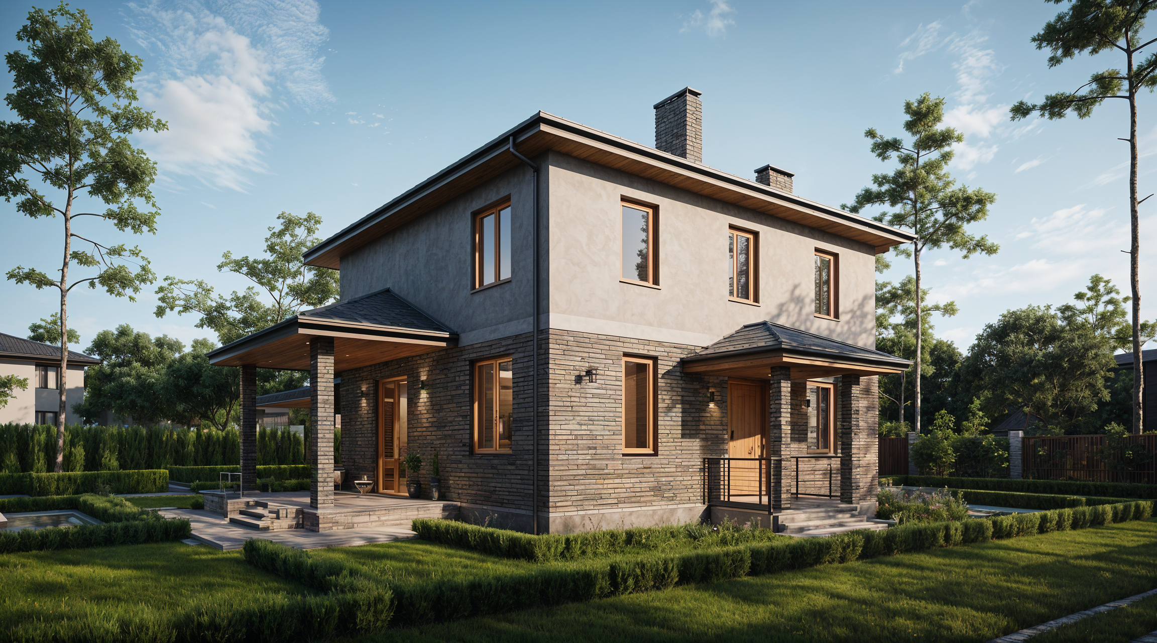 Дом из камня VZ-755