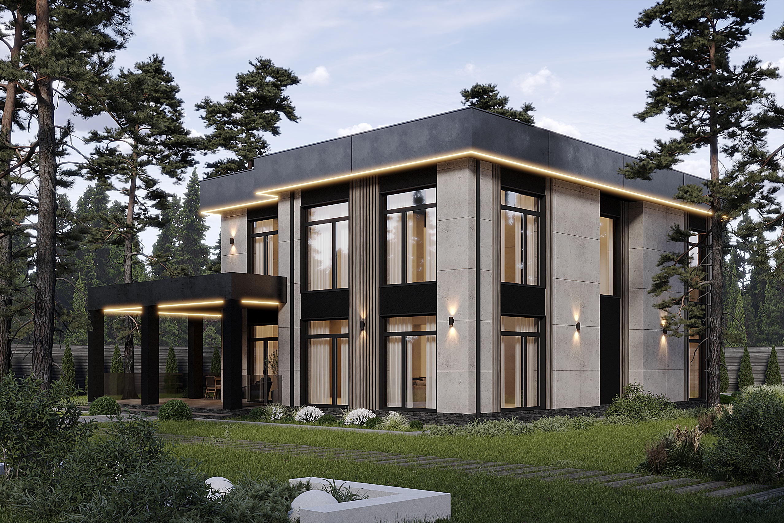 Дом из камня VZ-790