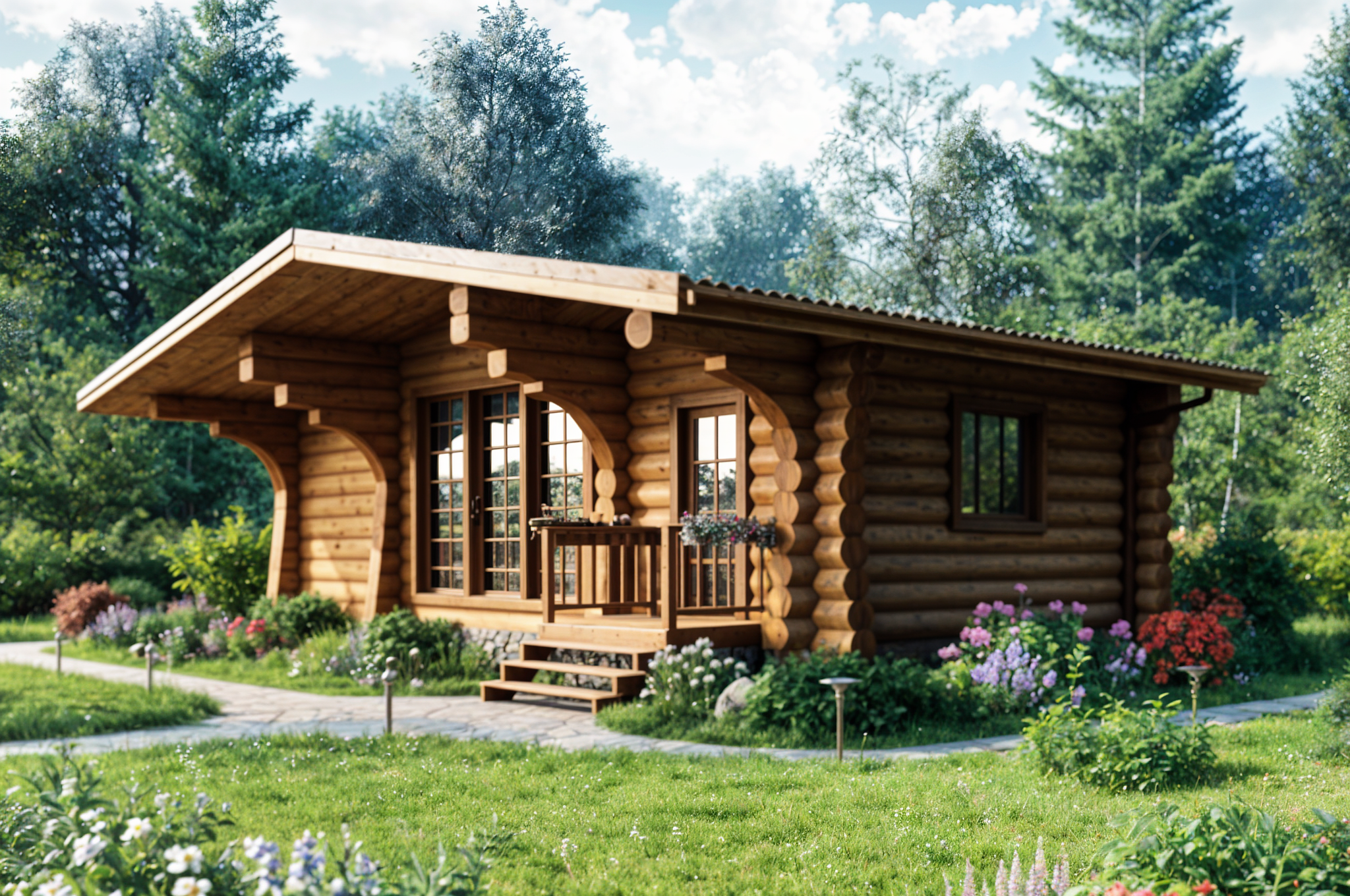 Дом из бревна VZ-171