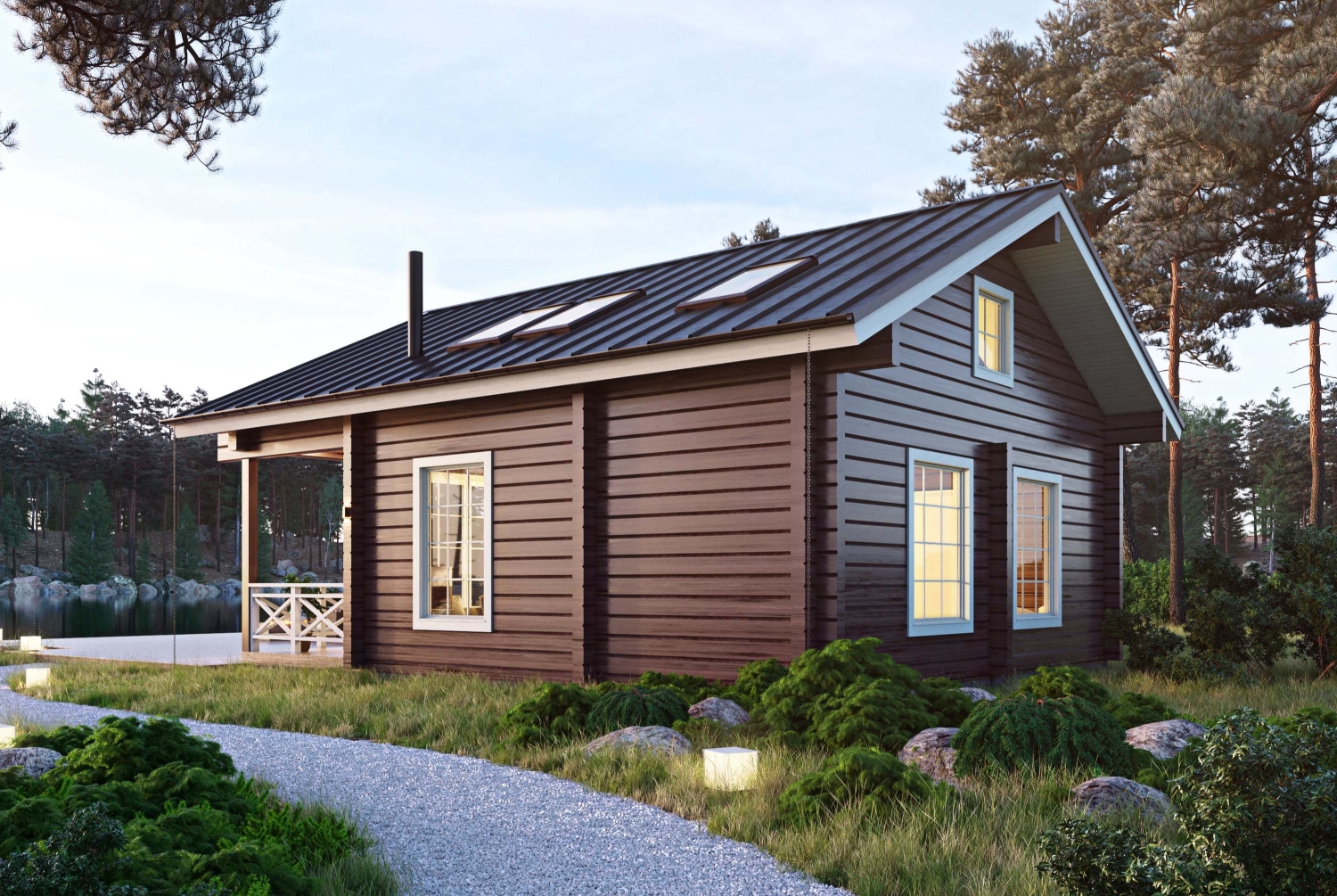 Дом из профилированного бруса VZ-346