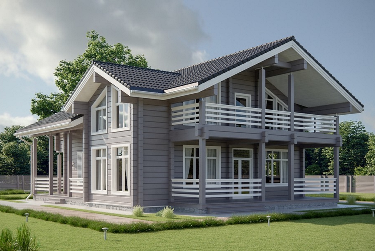 Дом из клееного бруса VZ-361