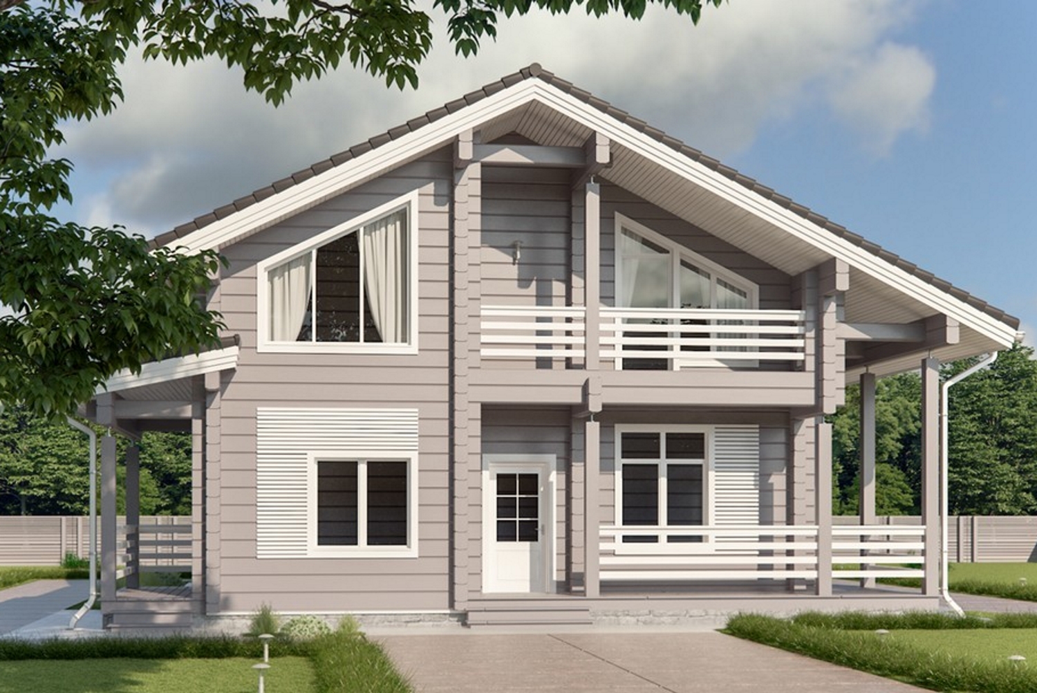 Дом из профилированного бруса VZ-361