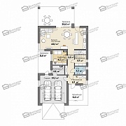 Дом из газобетона 84,1м2, Проект №ВЗ-797 - 5