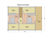 Дом из клееного бруса 86м2, Проект №ВЗ-427 - 3