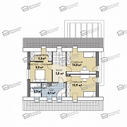 Дом из газобетона 136,3м2, Проект №ВЗ-786 - 5