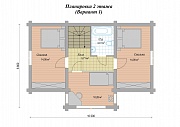 Дом из профилированного бруса 120м2, Проект №ВЗ-375 - 3